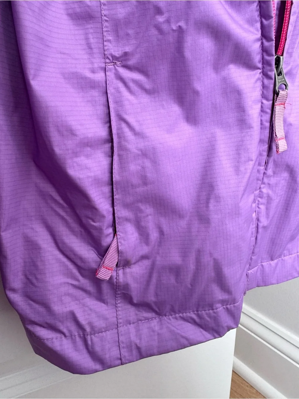 Kids Two-Tone Purple Packable Jacket